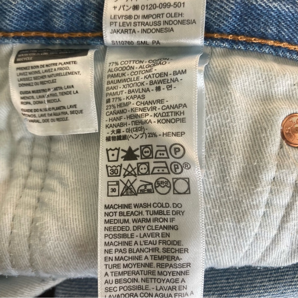 Levi's Premium 551 Z Mens Authentic Straight Leg Jeans 31x32 Medium Wash - Picture 13 of 15